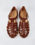 Handmade Leather Fisherman Sandals Brown