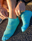Blue Performance Trainer Socks