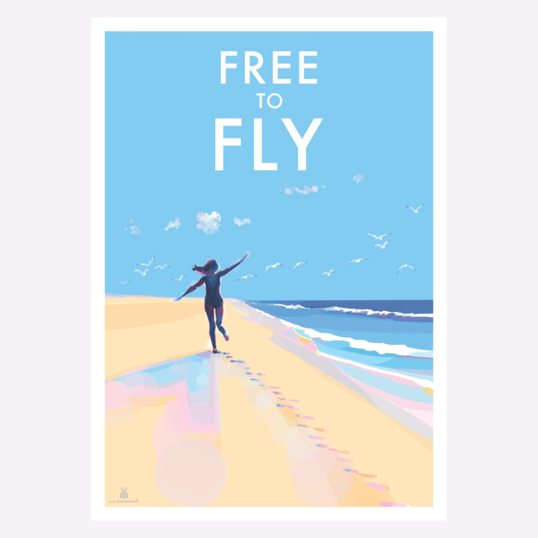 Free to Fly A4 Print