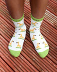 GRINNING GIRAFFE ORGANIC COTTON KIDS SOCKS