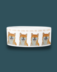 Shiba Inu Ceramic Dog Bowl