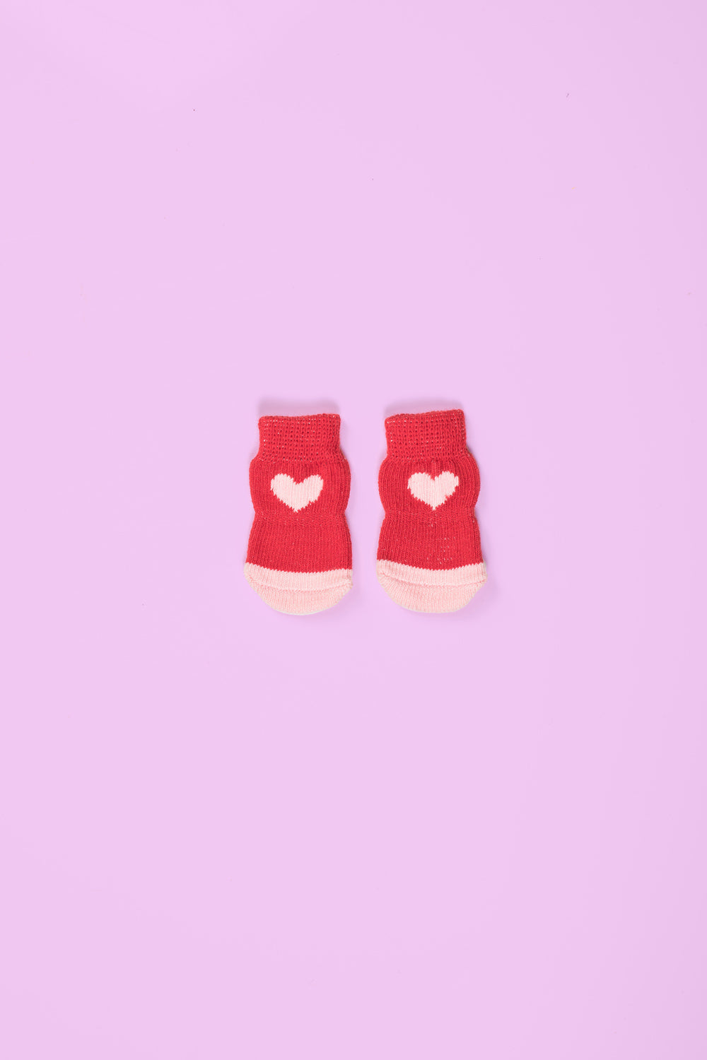 Premium non-slip dog socks, paw protectors for clean dry paws, pack of 3 with pumpkin sneakers heart designs by Body and I at brixbailey.com