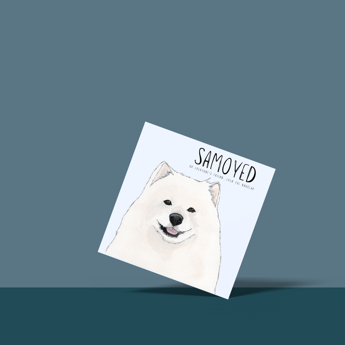 Fluff, Love &amp; Alibis – A Samoyed Card for All Occasions
