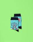 Luxury unisex panda mismatched socks, premium cotton blend, best-selling animal print, stylish festive gift, trending cozy winter wear by Body and I at brixbailey.com