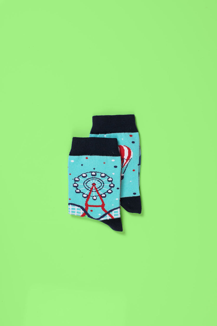 Luxury unisex panda mismatched socks, premium cotton blend, best-selling animal print, stylish festive gift, trending cozy winter wear by Body and I at brixbailey.com