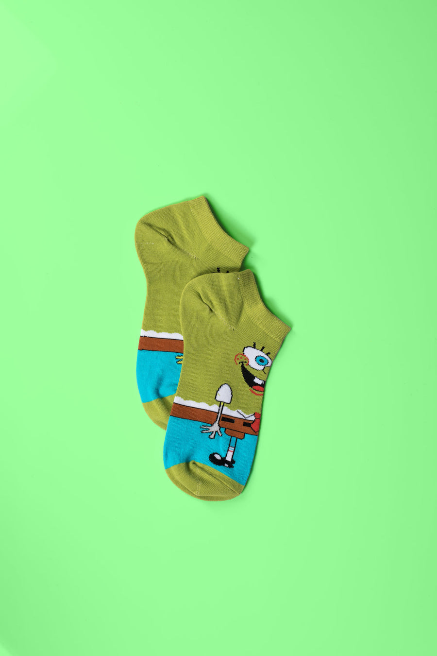 Colorful cartoon socks for men, 4-pair pack, premium cotton blend, fun and stylish designs, best-selling novelty socks by Body and I at brixbailey.com
