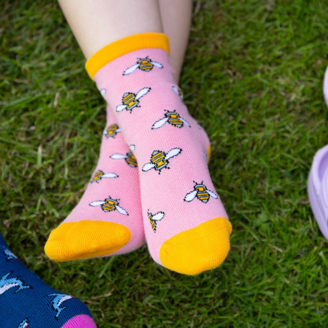 Bumblebee Matching Bamboo Socks (Adult &amp; Child)