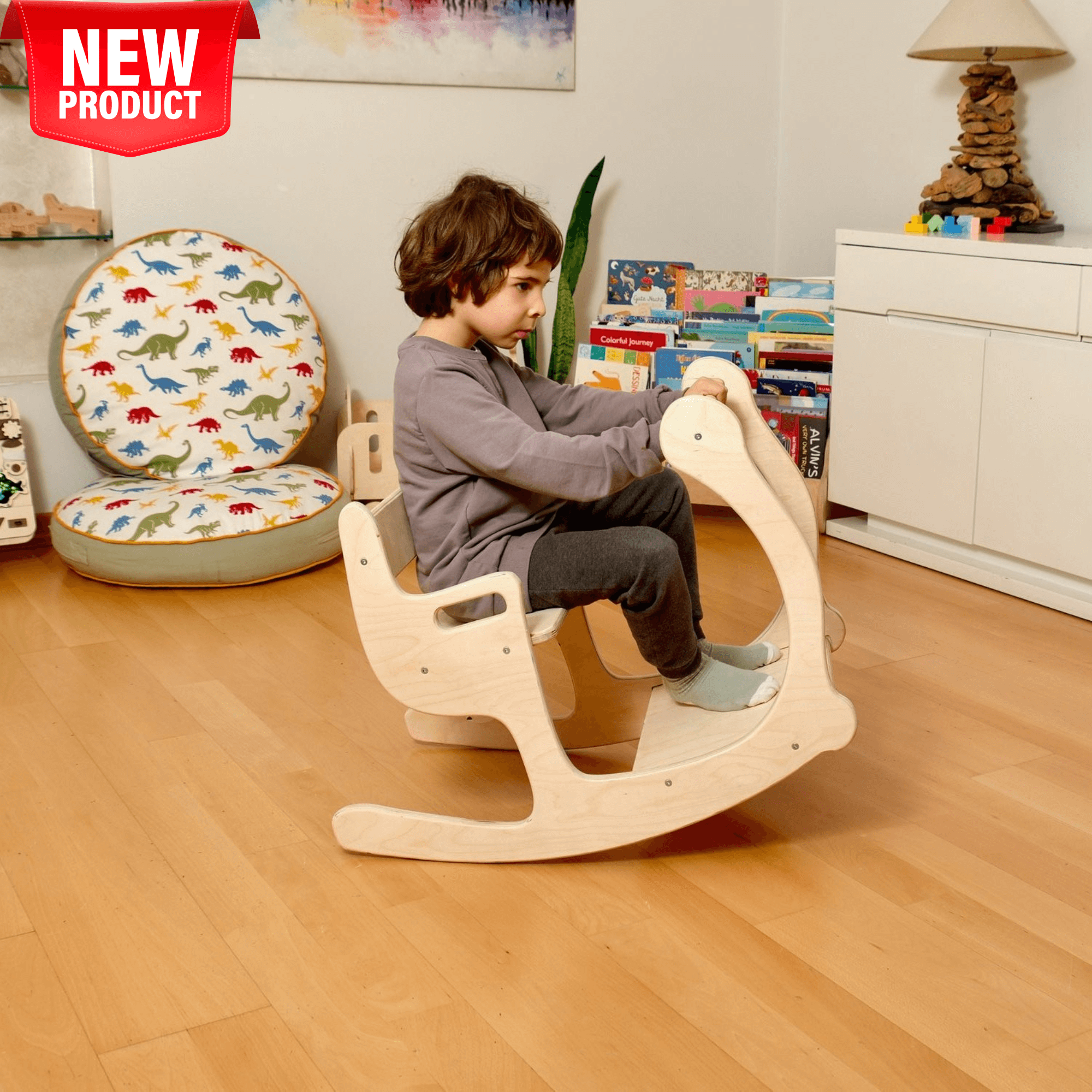 Toddler Rocking Chair and Table Set: Eco-Friendly by Kidodido-0