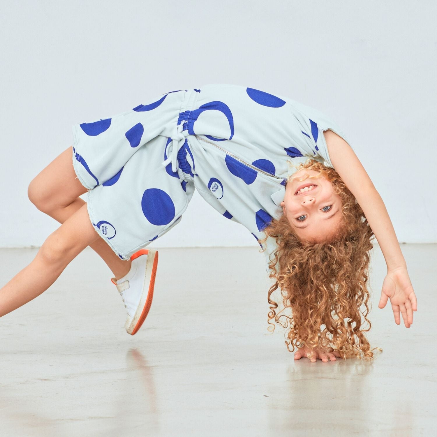 Blue Boys and Girls Jumpsuit-2