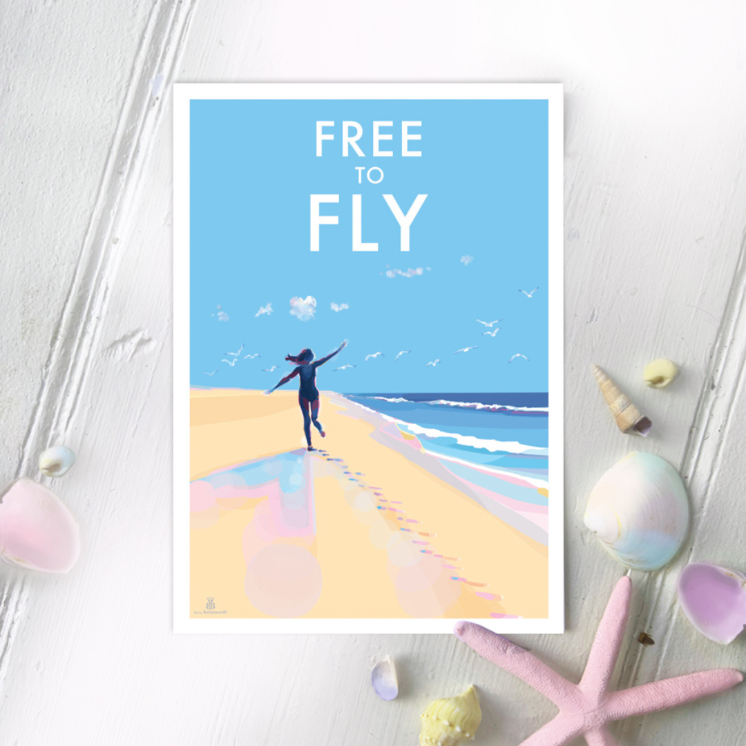 Free to Fly A4 Print