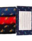 Bicycle Sock Box - 3 Pairs of Bamboo Socks (His)