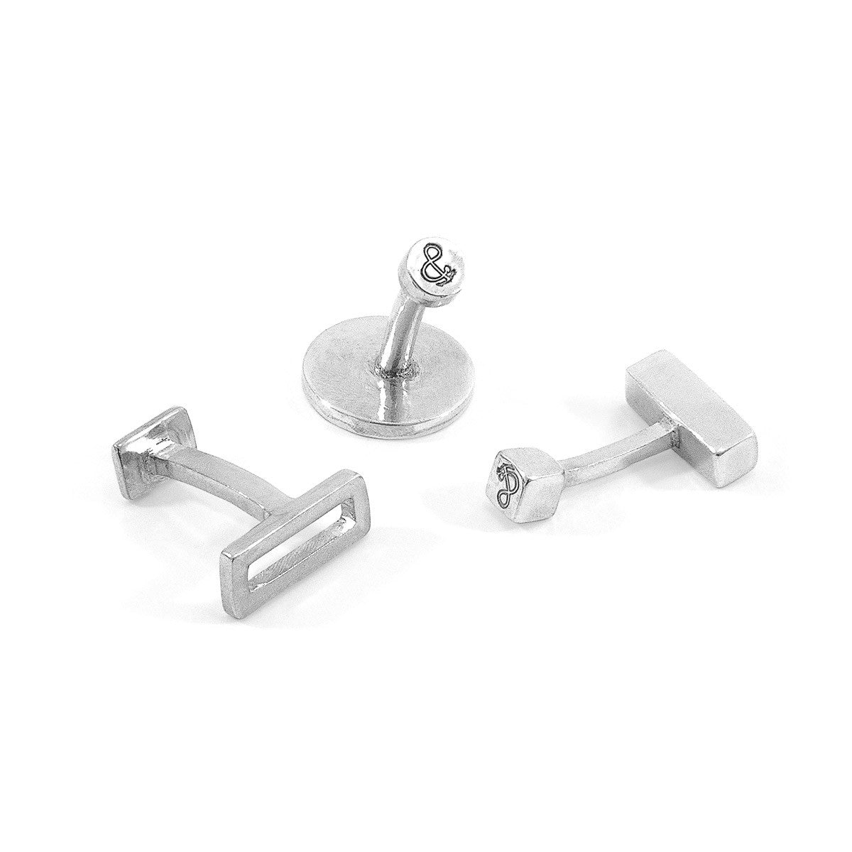 Ditton Round Silver Cufflinks