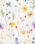 Watercolor Wild Flower Wallpaper