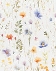 Watercolor Airy Wild Flower Wallpaper