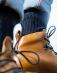 Navy Bamboo Boot Socks