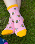 Children's Bumblebee Bamboo Socks