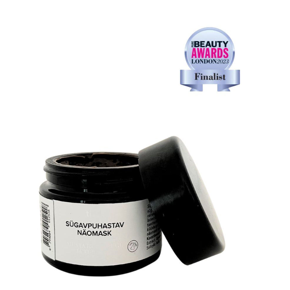 Black Garlic & Peat Face Mask – Deep Cleanse & Skin Radiance by Tilk! at www.brixbailey.com