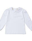 Peter Pan Collar - White