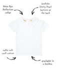 Peter Pan Short Sleeved T-Shirt - White