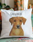“Sofa? I Thought You Said ‘Snaccha!’” – Labrador Om Nom Nomnivore Cushion Cover