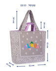 LEO Quilted Maxi Tote Çanta - ALOHA