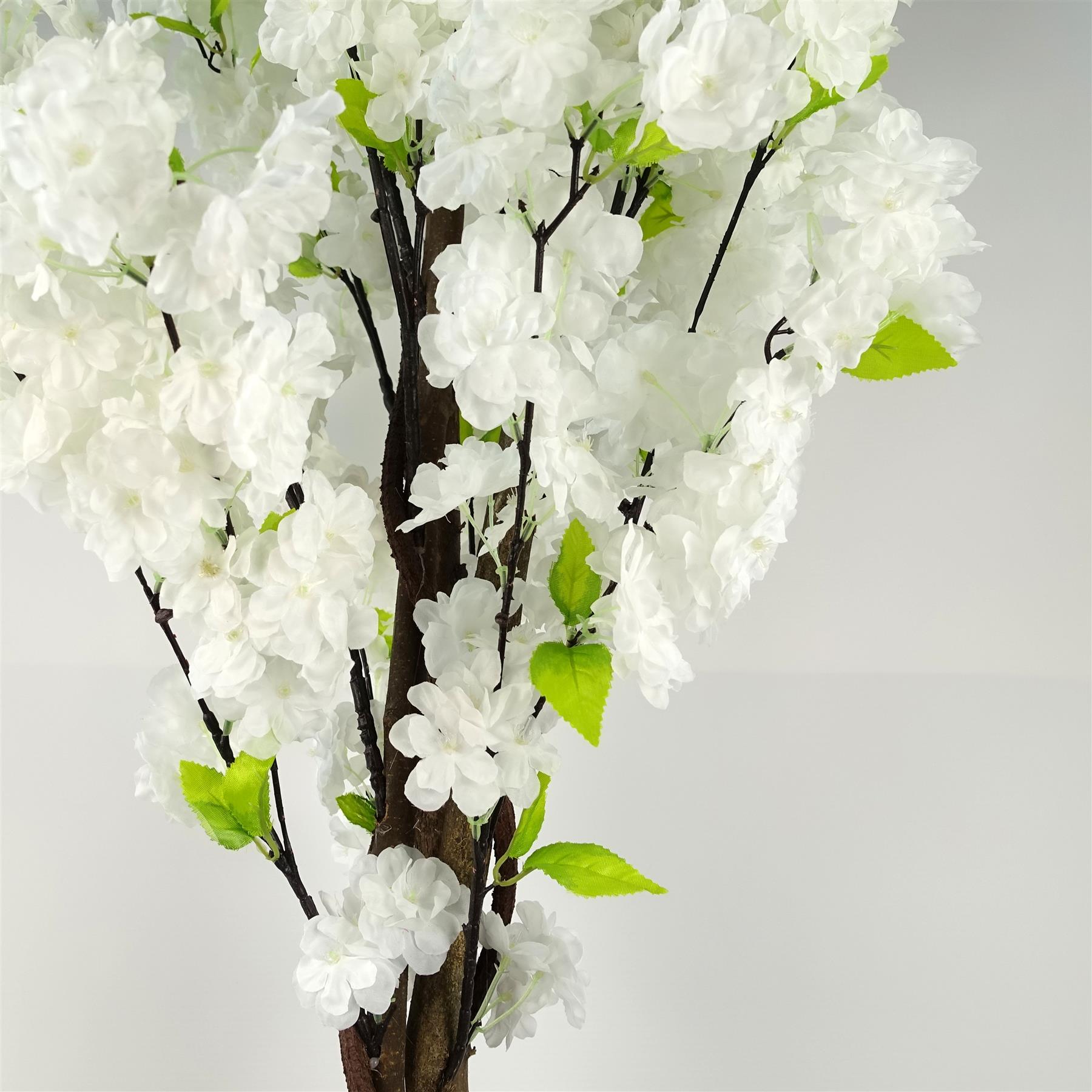 Artificial White Blossom Tree-1