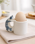 Cat Egg Cup (GREY) – A Playful Ceramic Breakfast Object | 4am Product Design