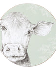 Fieldview Farm - Set of 4 Round Coasters Assorted Design