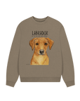 Will Sit for Snacks: The Fox Red Labrador Oversized Sweatshirt