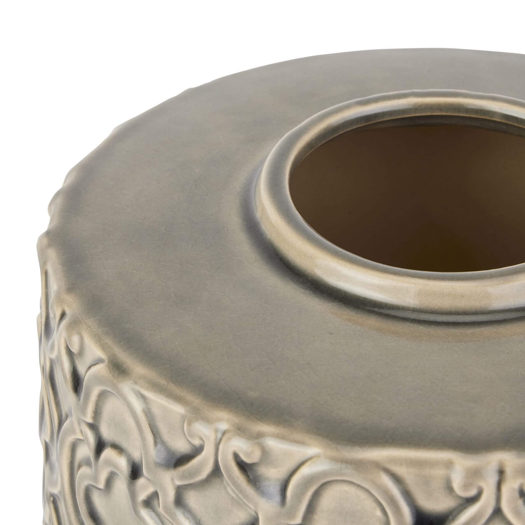 Grey Marrakesh Ceramic Urn