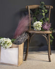White Lace Cap Hydrangea Artificial Flower