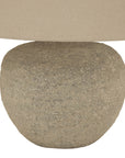 Grey Ceramic Table Lamp for Mediterranean Mood Lighting