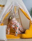 Enchanting Tipi Tent Set for Kids – Cozy & Imaginative Play Space by Sówka at brixbailey.com
