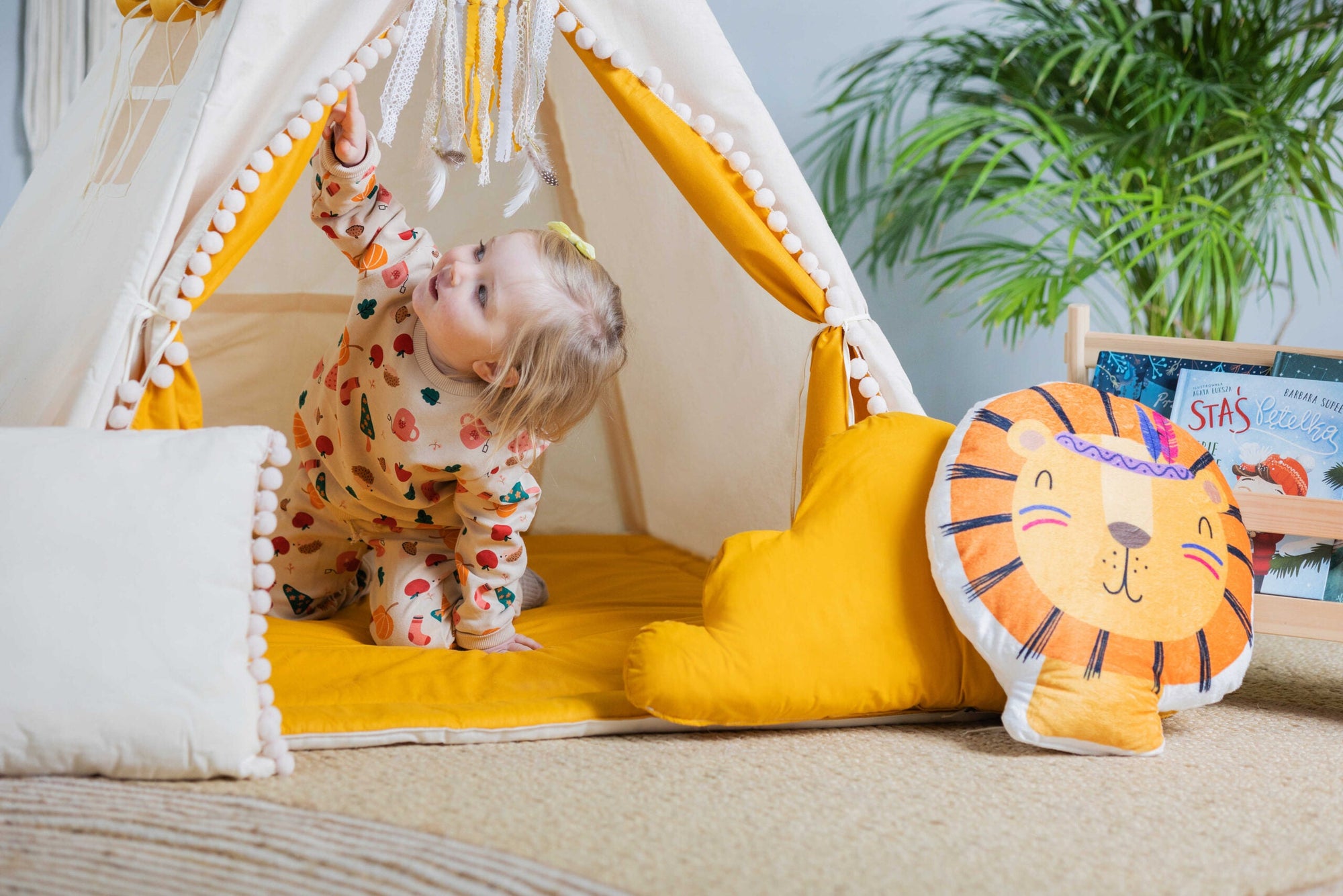 Enchanting Tipi Tent Set for Kids – Cozy &amp; Imaginative Play Space by Sówka at brixbailey.com