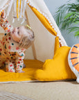 Enchanting Tipi Tent Set for Kids – Cozy & Imaginative Play Space by Sówka at brixbailey.com