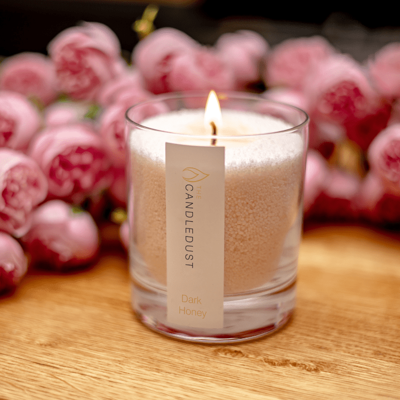 Elegant Scented Candledust Candle – Rose Gold Lid &amp; Vegan by Candledust at www.brixbailey.com