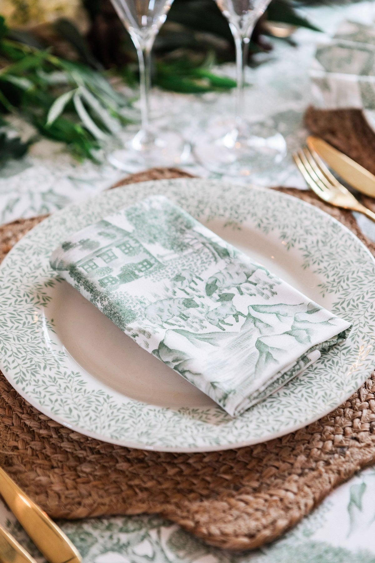 Lake District Toile Napkin (Pair)