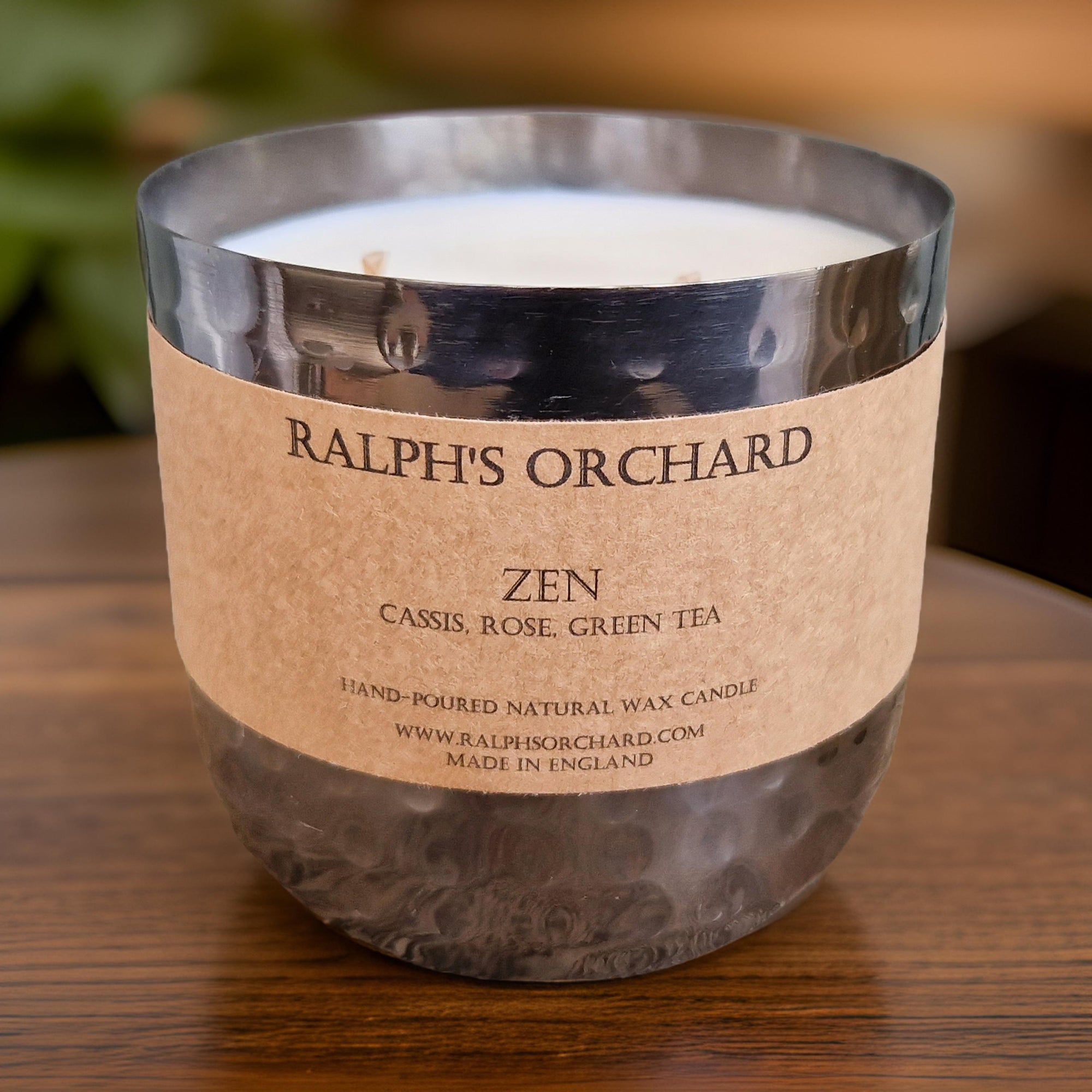 Premium 2-wick dimpled black candle, hand-poured luxury soy wax, elegant home decor, best-selling classic fragrance, sustainable and cruelty-free by Ralph&#39;s Orchard at brixbailey.com