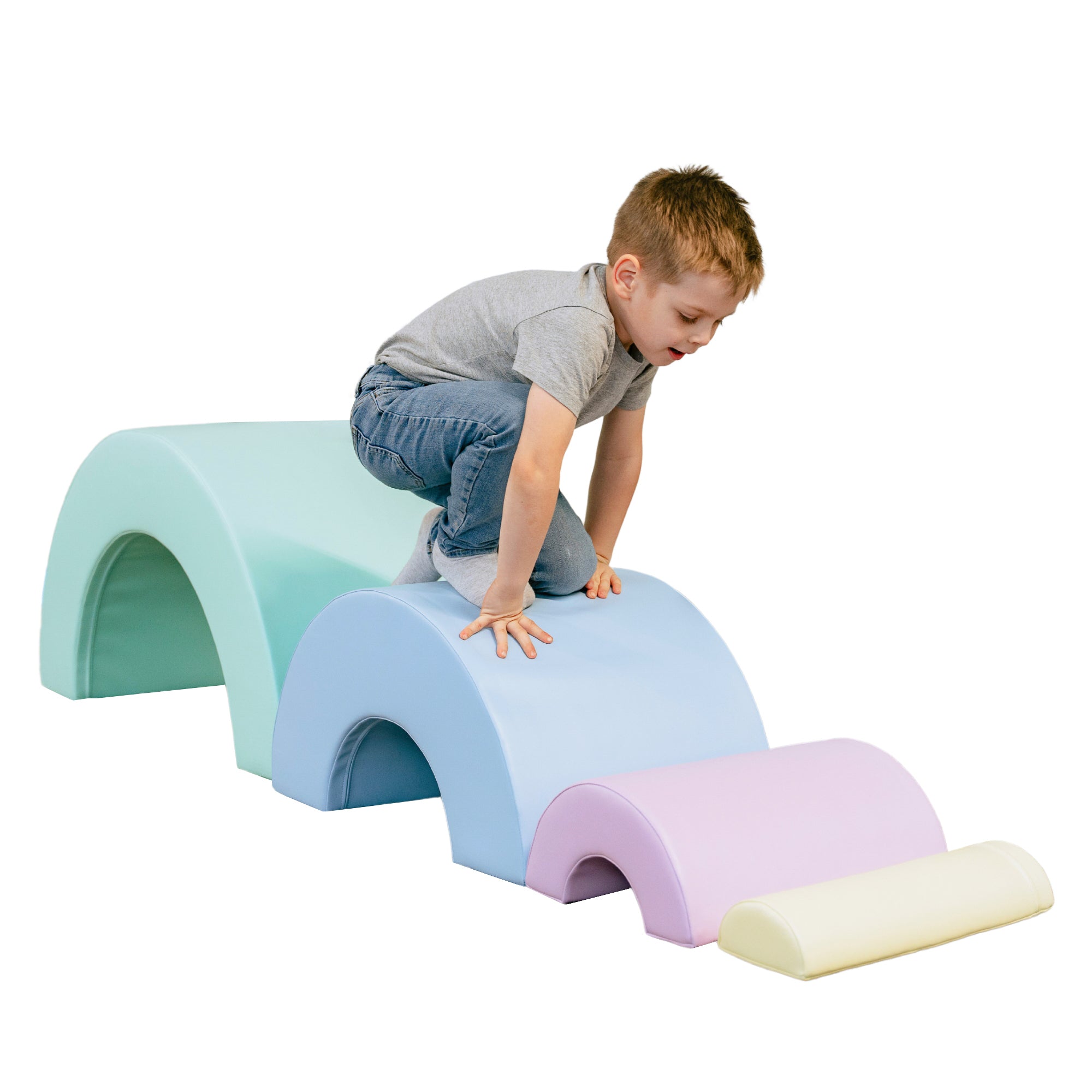 Montessori Soft Play Set - Rainbow-5