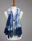 Eternity  Indigo Cotton Scarf-3