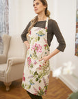Botanico Floral Apron – Pastel Colors & Handmade in Europe by Hortensias Home at www.brixbailey.com