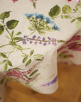 Botanico Wild Floral Round Tablecloth – Handcrafted & Durable by Hortensias Home at www.brixbailey.com
