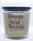 Personalised Simple Scents Grand Opulence 3 Wick Candle | Free Text Custom Message 640g