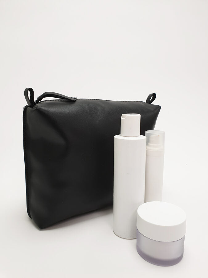 Handmade Leather Cosmetic Bag – Premium Cattle Leather