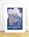 Bodmin Jail Vintage Travel Poster Print