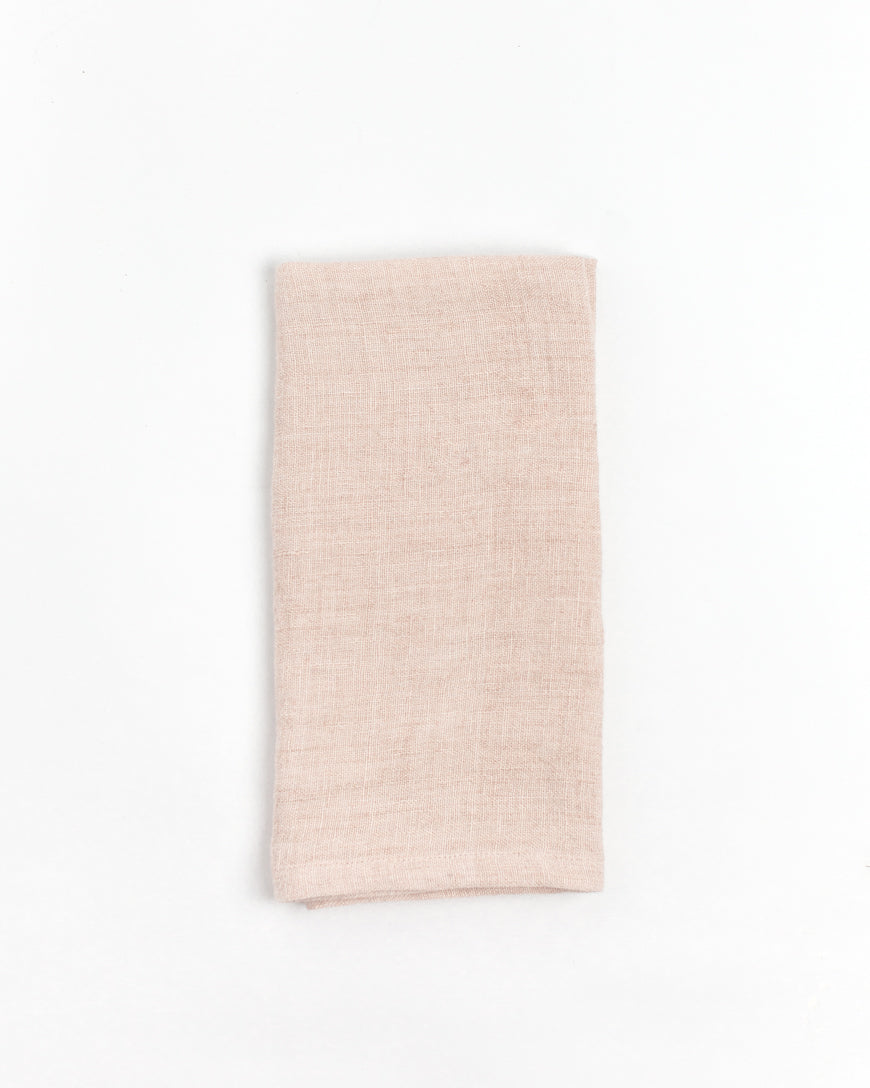 Stone Washed Linen Dinner Napkins-5