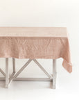 Stone Washed Linen Tablecloth-0