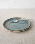 Seafoam Blue Classic Cake Plate