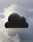 Black Leather Cloud Purse