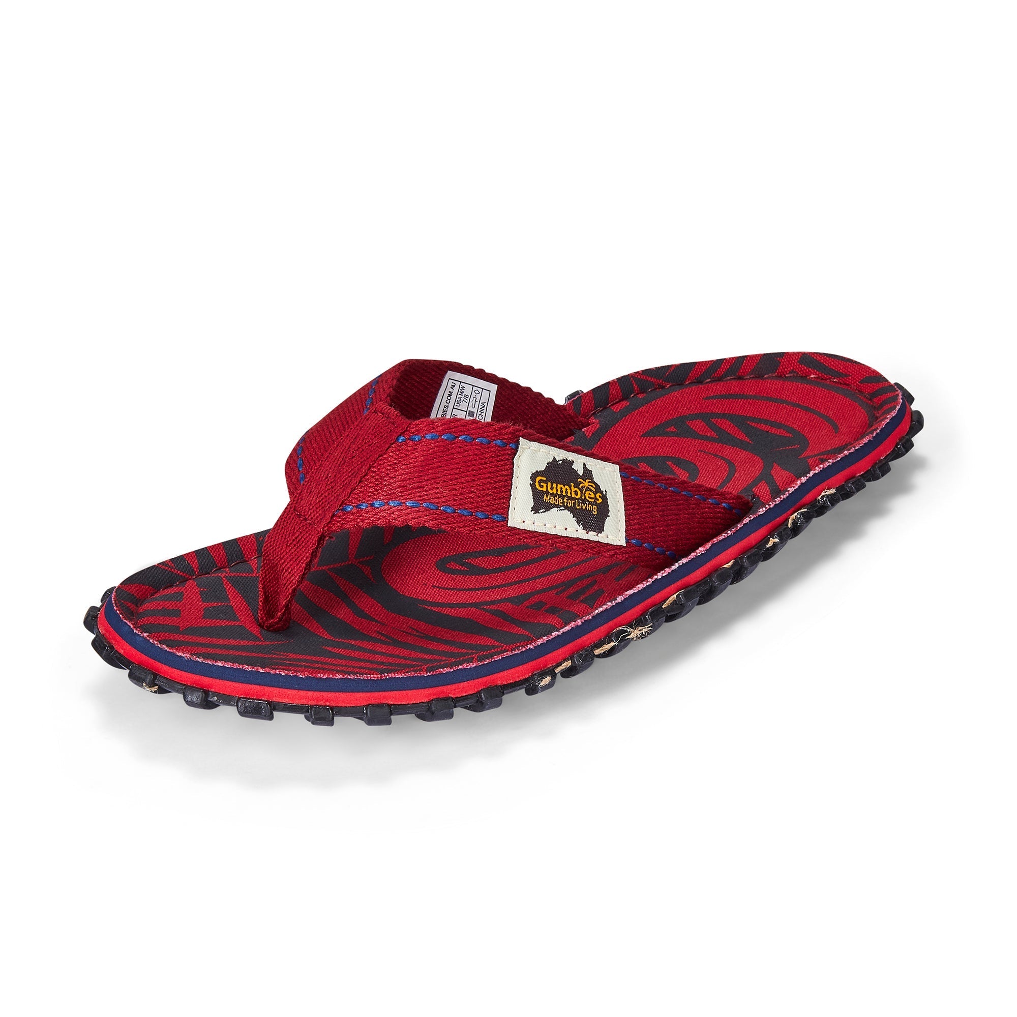Men's Islander Flip-Flops in Red